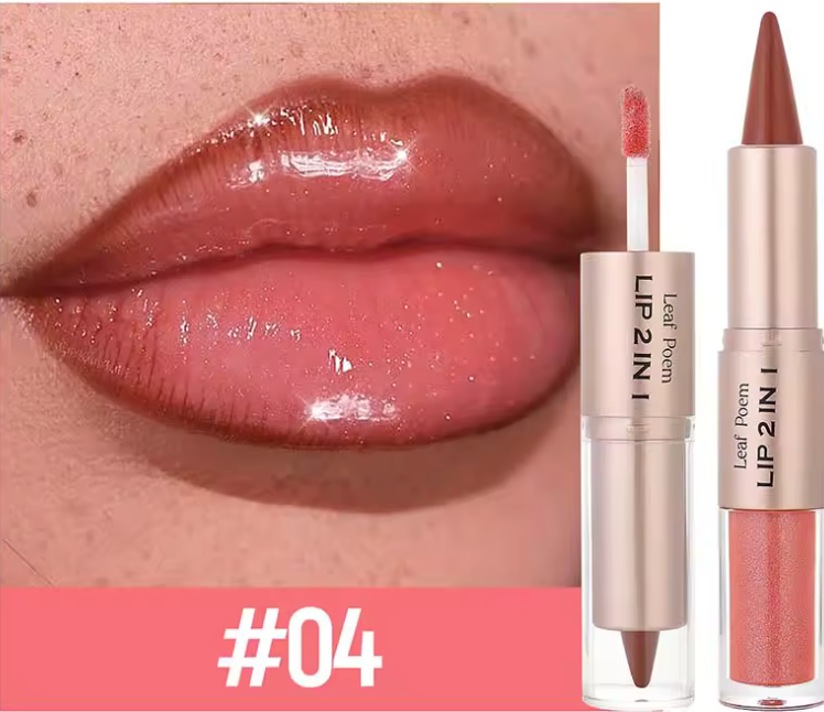 Crayon brun - gloss rose