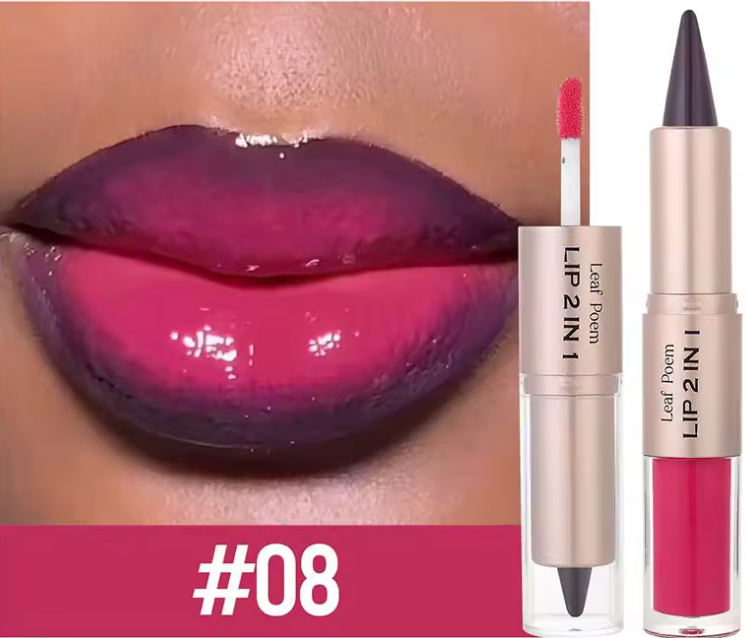 Crayon violet - gloss rose